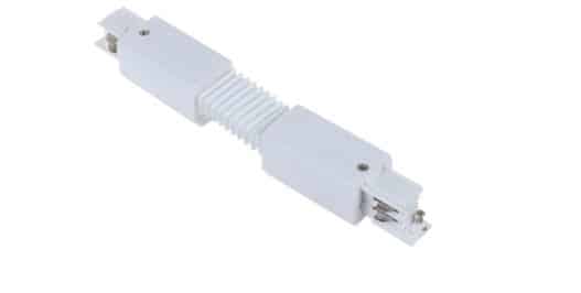4w 3c flexible connector white CLA LED 4 Wire 3 Circuit Track Connectors Black and White 12