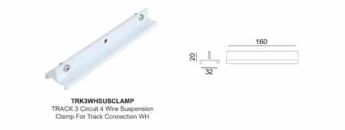 4w 3c susp clamp white