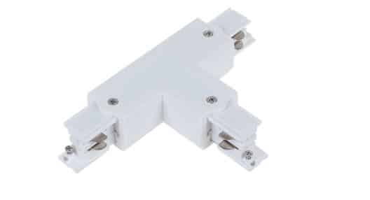 4w 3c t piece connector white CLA LED 4 Wire 3 Circuit Track Connectors Black and White 3