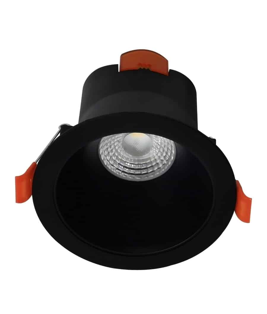 CLA LED Dimmable Low Gare LED TRI-CCT Downlight Black