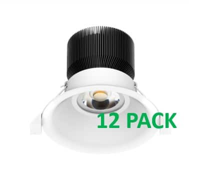 12 Pack Brightgreen D700 Curve LED Downlight