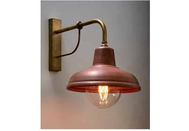 DEKSEL02 CLA Deksel Series, Aged Copper Pendant, Wall Light and Exterior Wall Light 1
