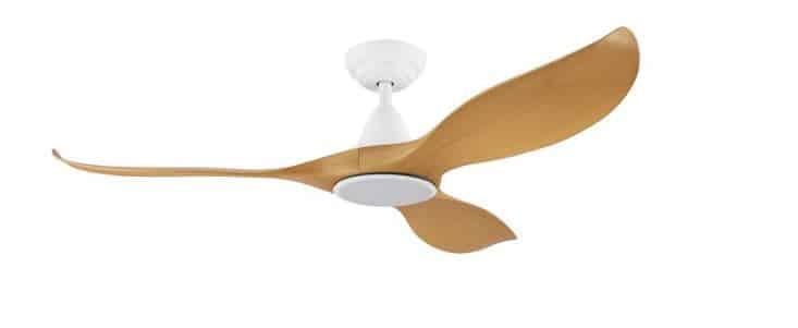Noosa Bamboo Eglo Noosa Ceiling Fan and Light 40" to 60" Blk, Wht, Titanium, Bamboo, Teak and Dk Wood 5
