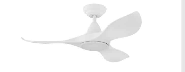 Noosa White Eglo Noosa Ceiling Fan and Light 40" to 60" Blk, Wht, Titanium, Bamboo, Teak and Dk Wood 3