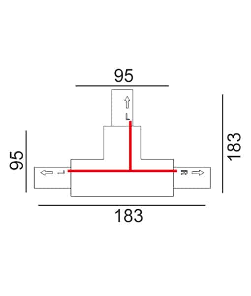CLA 3 Wire 1 Circuit Track T Connector Diagram