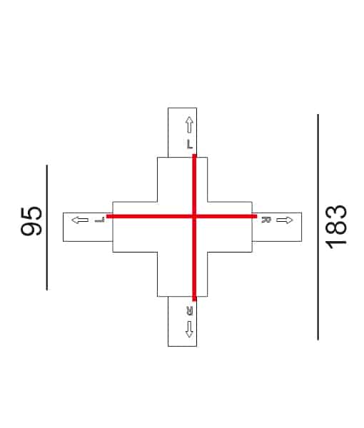 CLA 3 Wire 1 Circuit Track X Connector Diagram