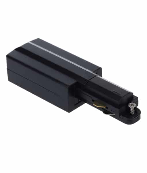 CLA 3 Wire 1 Circuit Track Live End Connector Black