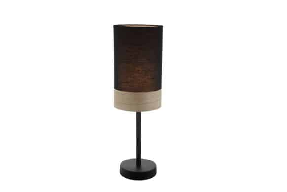 tambura black table lamp oblong
